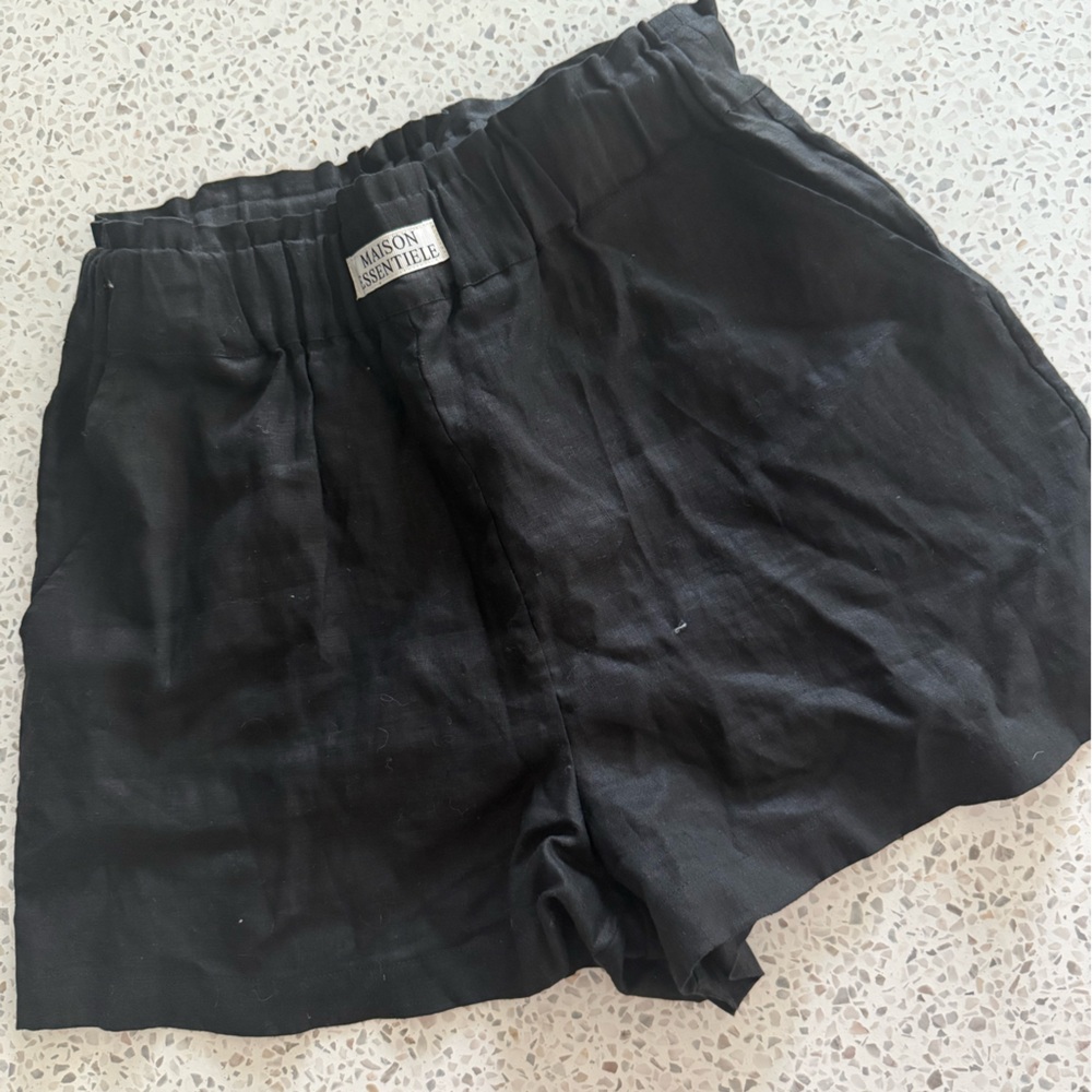 Maison Essentiele linen boxer shirts